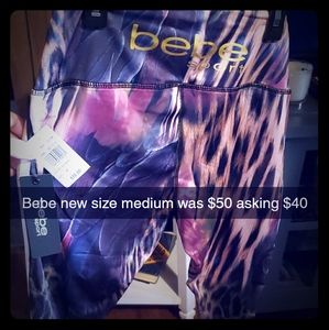 Bebe leggings new